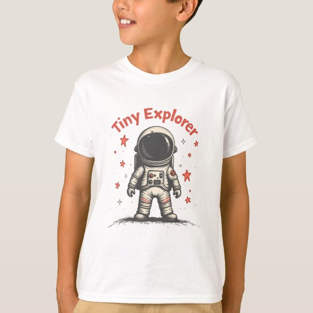 T-shirt Minuscule explorateur : Space Adventure (Devant)