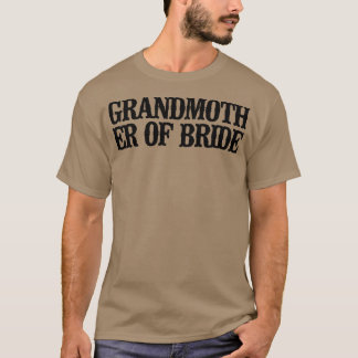 T-shirt Minuscule Grand-Mère De Mariée