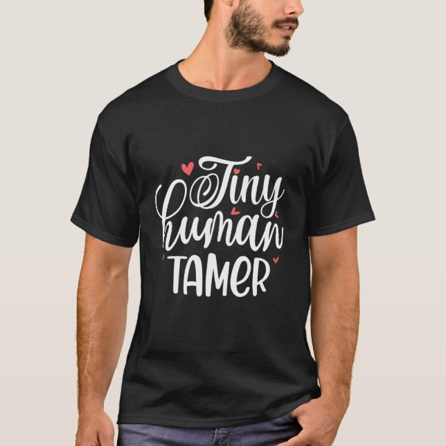 T-shirt Minuscule Humour Tamer Enseignant Enseignant Ensei (Devant)