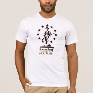T-shirt Minuteman 4 juillet 1776