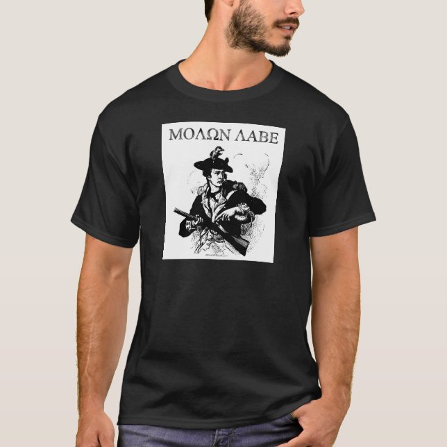 T-shirt Minuteman de Molon Labe (Devant)