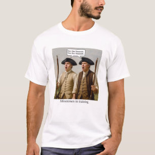 T-shirt Minutemen en formation.
