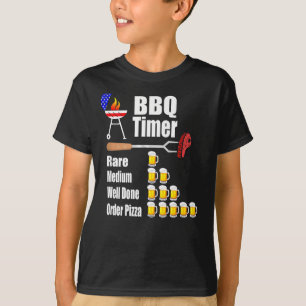 T-shirt Minuteur de barbecue drôle - cadeau de barbecue gr