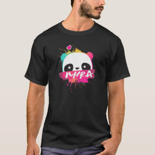 T-shirt MIRA - Beau Nom De Fille Avec Panda Adorable