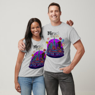 T-shirt Miracle au Paradis Graphique Vegas Néon