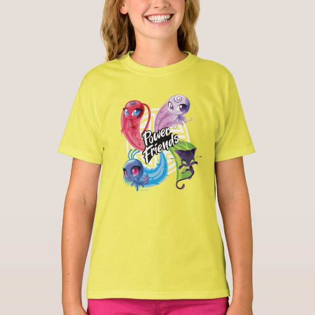 T-shirt Miraculaires Kwamis Power Friends (Devant)