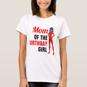 T-shirt Miraculeuse Ladybug & Cat Noir Birthday Maman