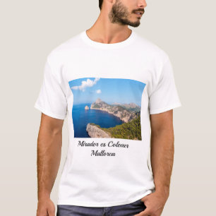 T-shirt Mirador es Colomer en Casquette de Formentor - Mal