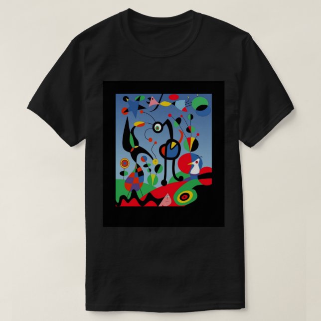 T-shirt Miro El Jardín Art (Design devant)