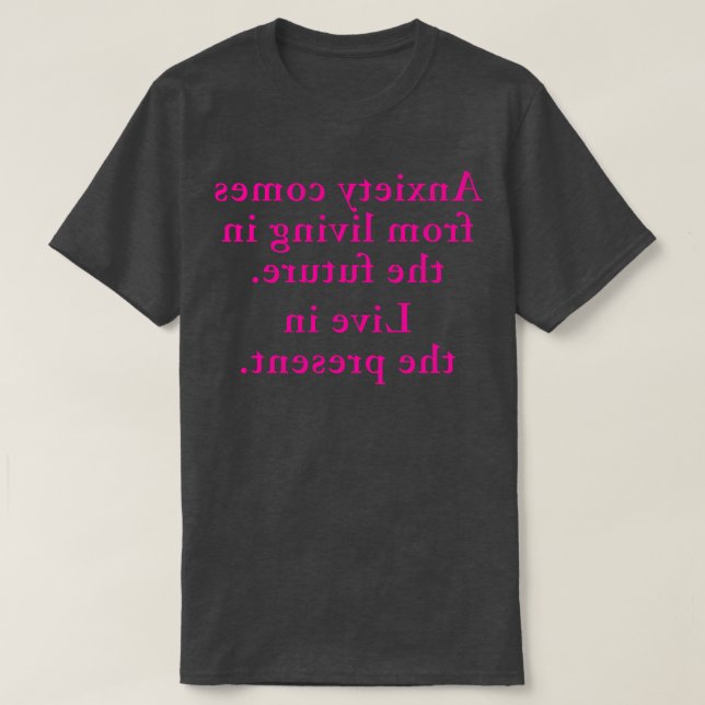 T-shirt Miroir d'anxiété Version 1 (Design devant)