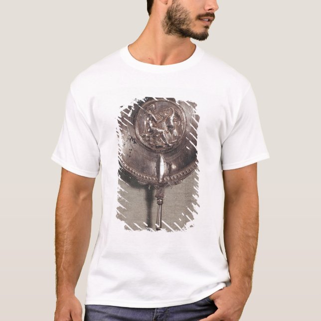 T-shirt Miroir de main dépeignant Léda et le cygne (Devant)