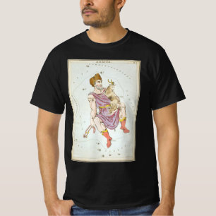 T-shirt Miroir d'Urania, Carte céleste d'astronomie vintag