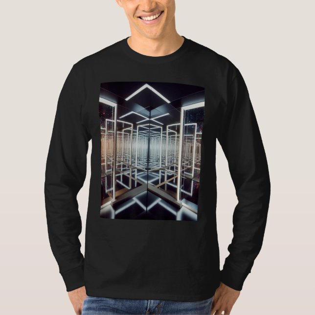 T-shirt Miroirs d'infinité Métissant miroir de profondeur  (Devant)