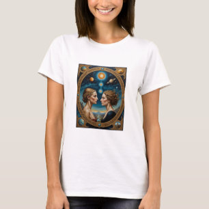 T-shirt Mirror céleste déesses cosmique