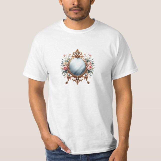 T-shirt mirror tee shirt men (Devant)