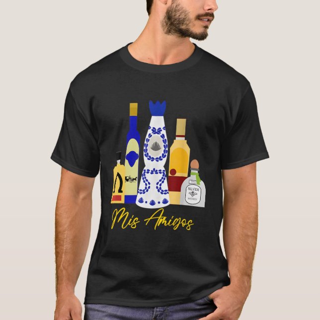 T-shirt Mis Amigos Tequila (Devant)
