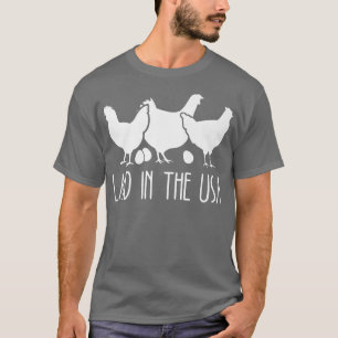 T-shirt Mis Aux États-Unis Drôle Producteur De Poulet