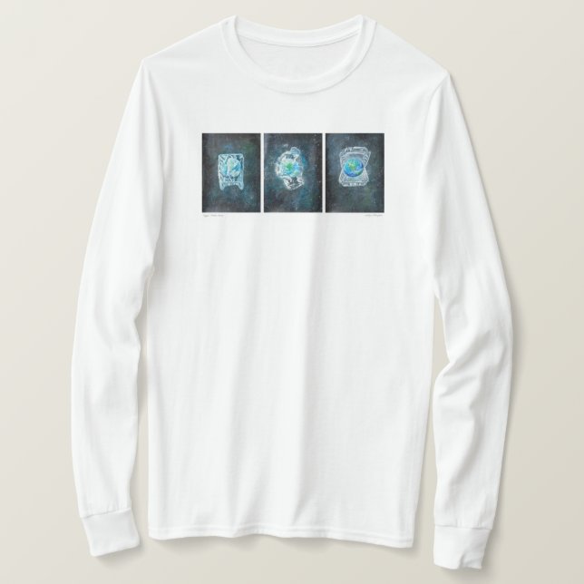 T-shirt Mis en sac, mis en bouteille, enfermé dans une (Design devant)