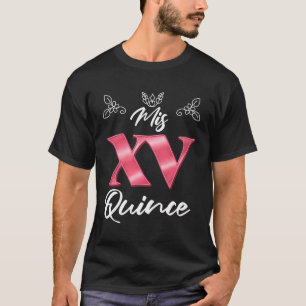 T-shirt Mis Quince 15E Anniversaire Mexicaine Parti Quince