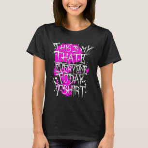 T-shirt Misanthropique En Disant Que C'Est Moi Qui Déteste