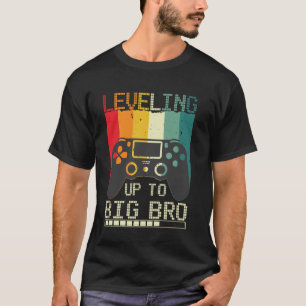 T-shirt Mise à niveau vers grand frère rétro vintage Game 