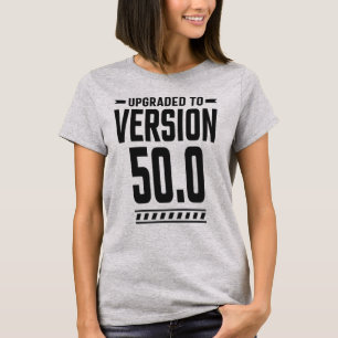 T-shirt Mise À Niveau Vers La Version 50.0