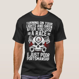 T-shirt Mise en marche de vos lumières et sirène après