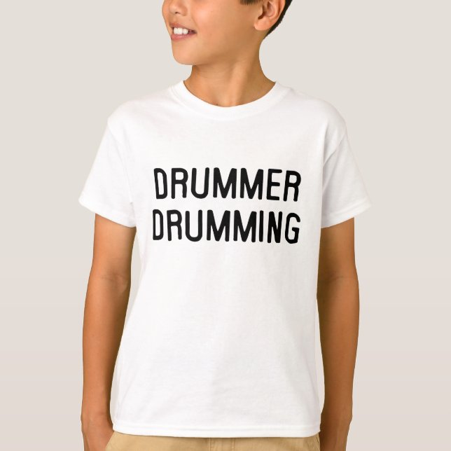 T-shirt Mise en tambour de batteur (Devant)