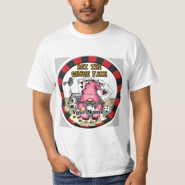 T-shirt Miser sur le gnome de la ferme  (Devant)