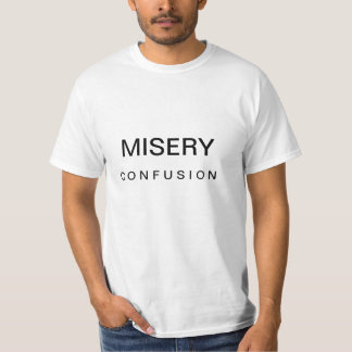 T-shirt misère…. confusion…