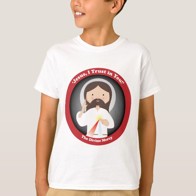T-shirt Miséricorde divine de Jésus (Devant)