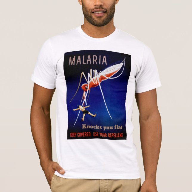 T-shirt Mises à mort de malaria (Devant)