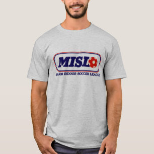T-shirt MISL Se Souvient Du Logo De Football Intérieur De