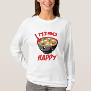 T-shirt Miso Happy Funny Food Kawaii