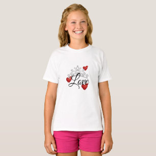 T-shirt Miss America Tiara Pageant Girls Top Love