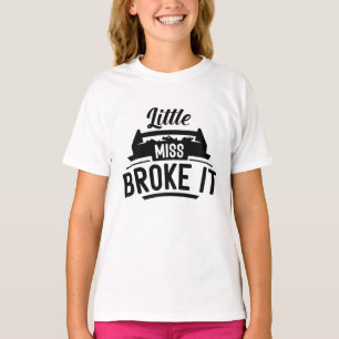T-shirt Miss Broke