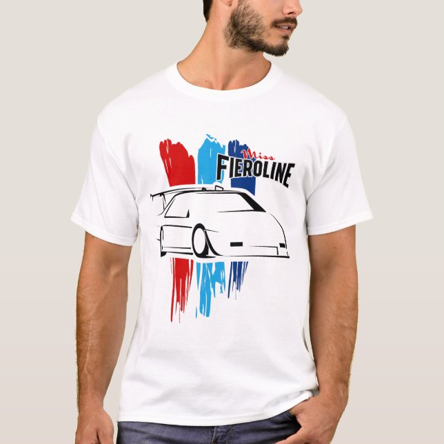 T-shirt Miss Fieroline blanche (Devant)