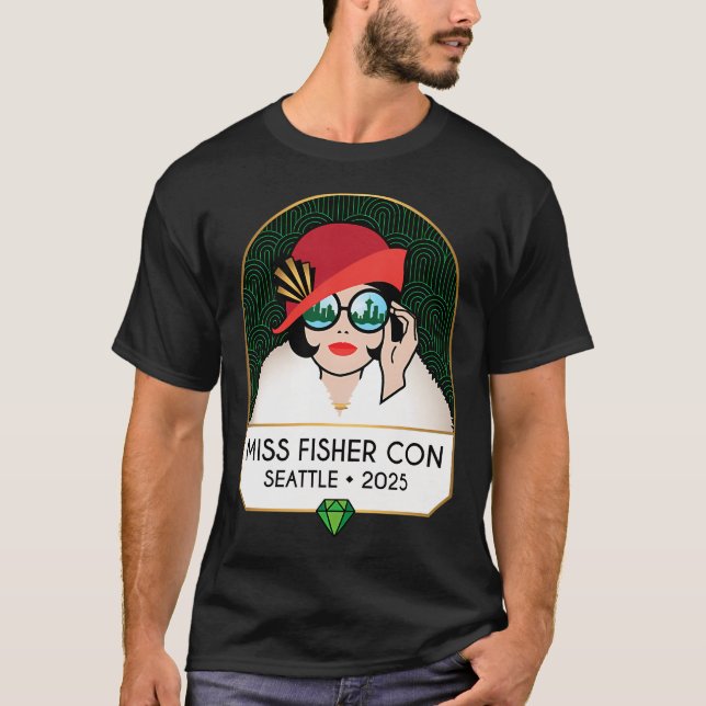T-shirt Miss Fisher Con 2025 (Devant)