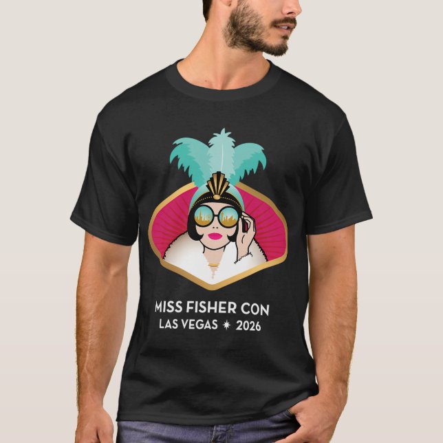 T-shirt Miss Fisher Con 2026 (Devant)