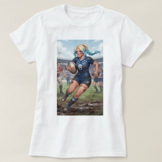 T-Shirt Miss Joueuse de Rugby