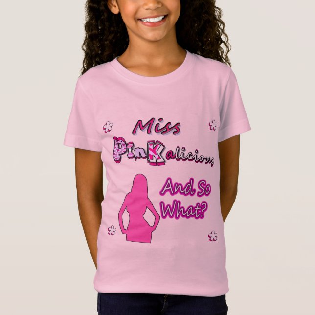 T-Shirt miss pinkalicious (Devant)