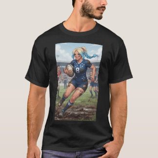 T-shirt Miss Rugby