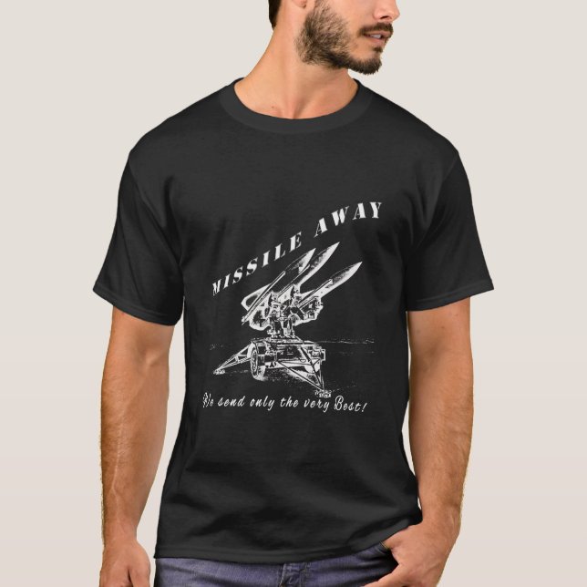 T-shirt Missile Away Flight Brigade Système de fusée Hawk  (Devant)