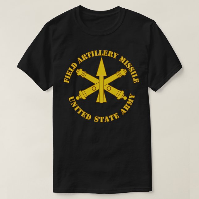 T-shirt missile d'artillerie de campagne (Design devant)
