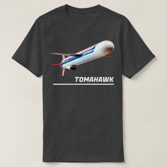 T-shirt Missile d'attaque terrestre Tomahawk BGM109 (Design devant)