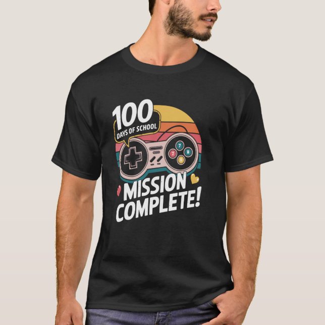 T-shirt Mission 100 Jours d'École Complète Citation de Jou (Devant)