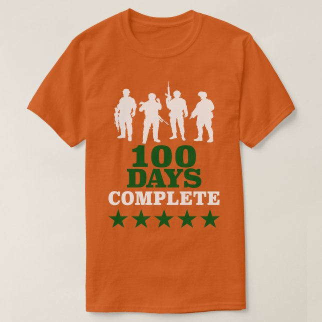T-shirt Mission 100 jours terminée (Design devant)