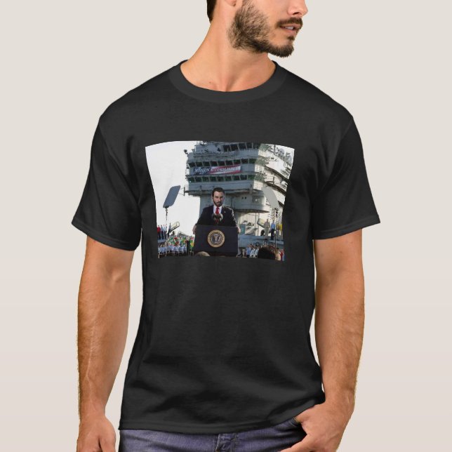 T-shirt Mission accomplie ! Chemise (Devant)