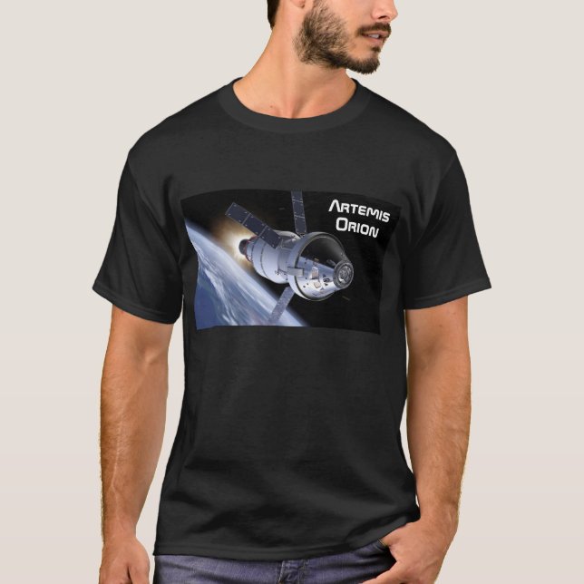 T-shirt Mission Artemis Orion SLS Moon (Devant)
