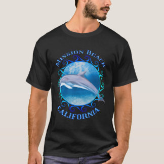 T-shirt Mission Beach California Vacances Dolphin